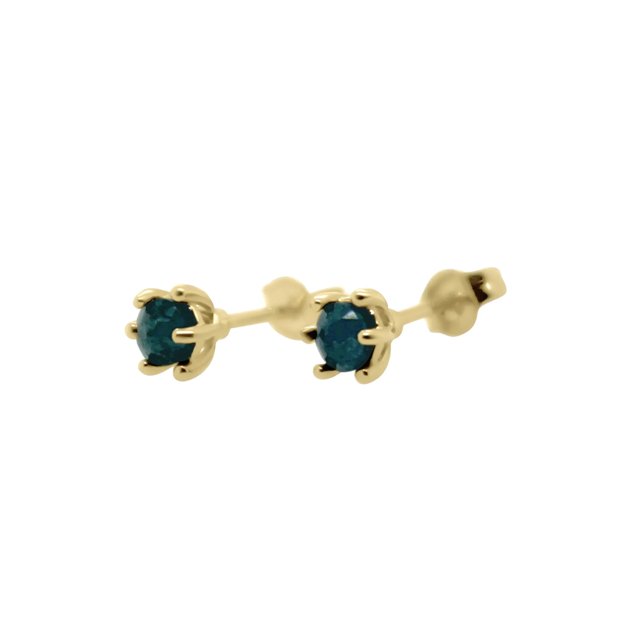 Blue Diamond Studs