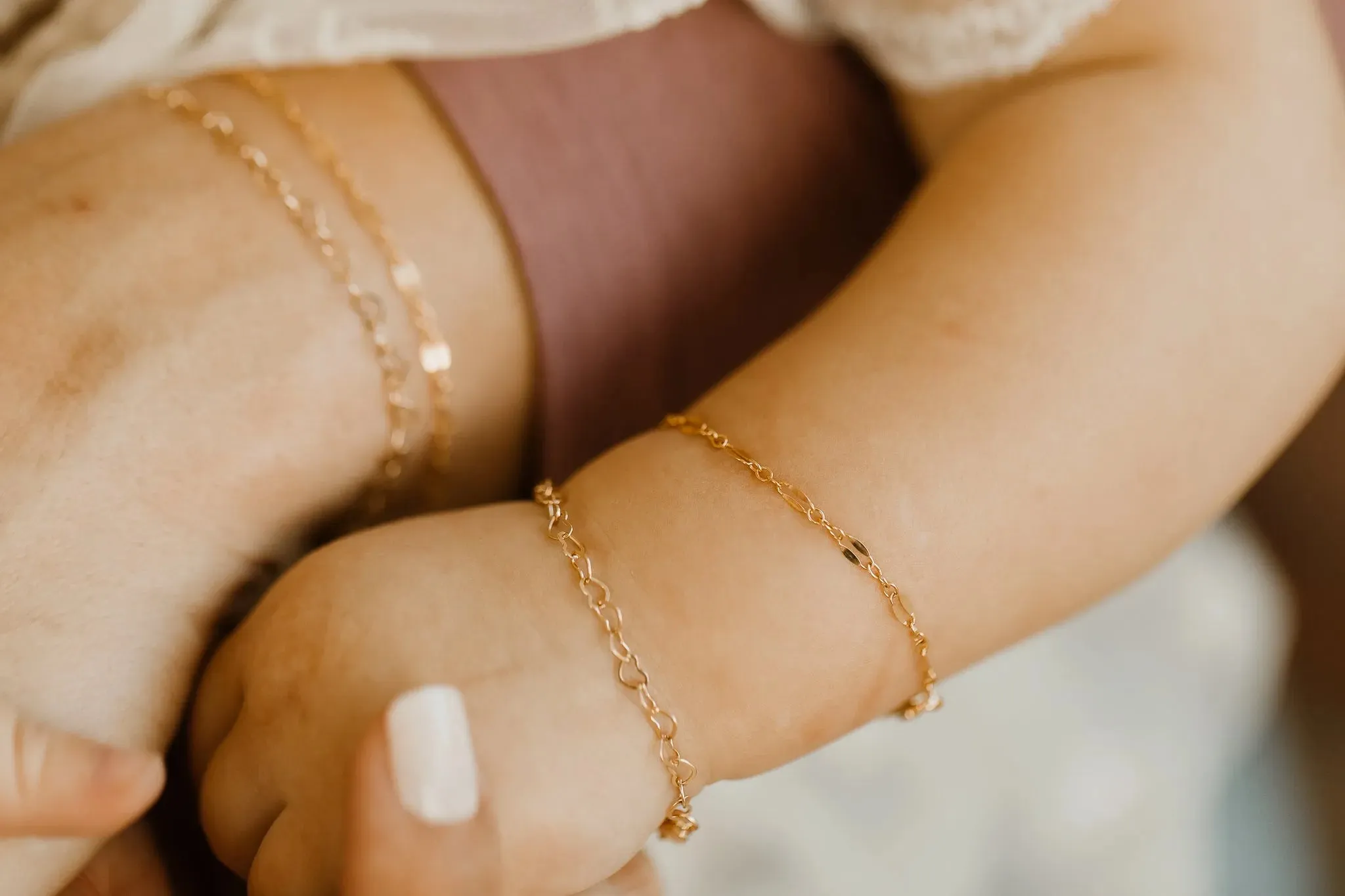 Dreamy Duo Stack (Save 20%: Bundle of Best-Selling 14K Gold-Filled Bracelets, Sizes Newborn to Adult)