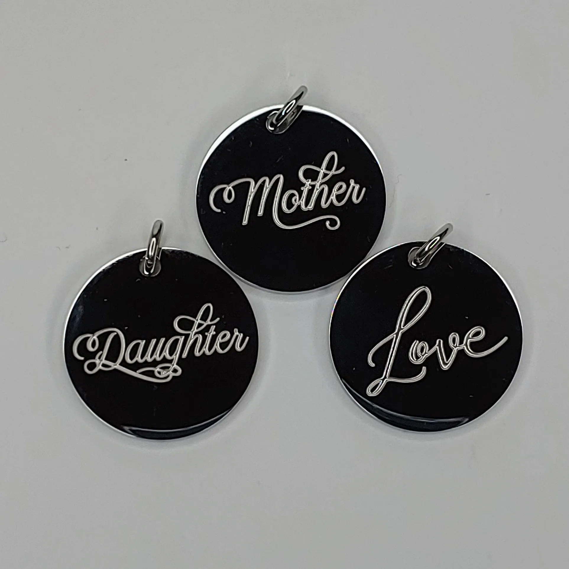 Engraved Letter Charms Choose From A-Z