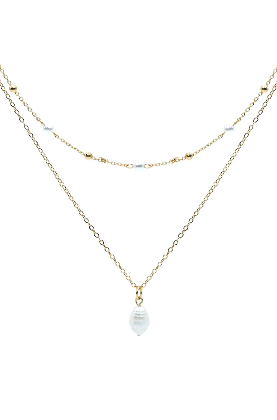 Fresh Water Pearl Layered Necklace