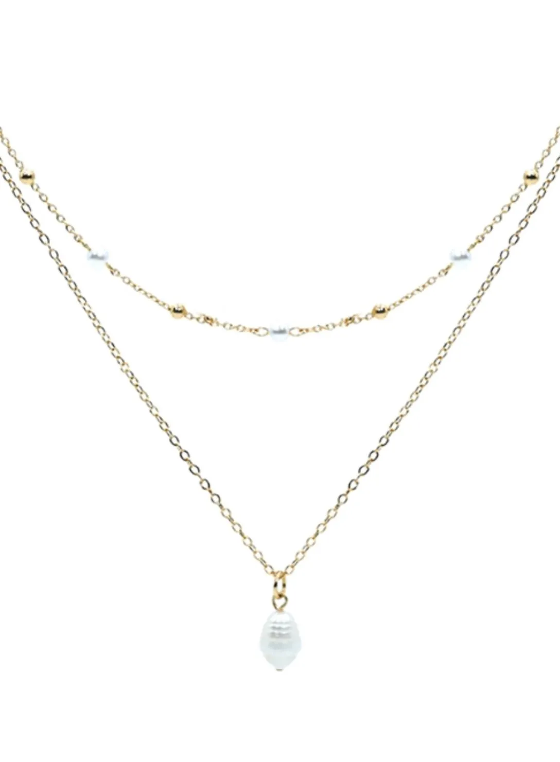 Fresh Water Pearl Layered Necklace