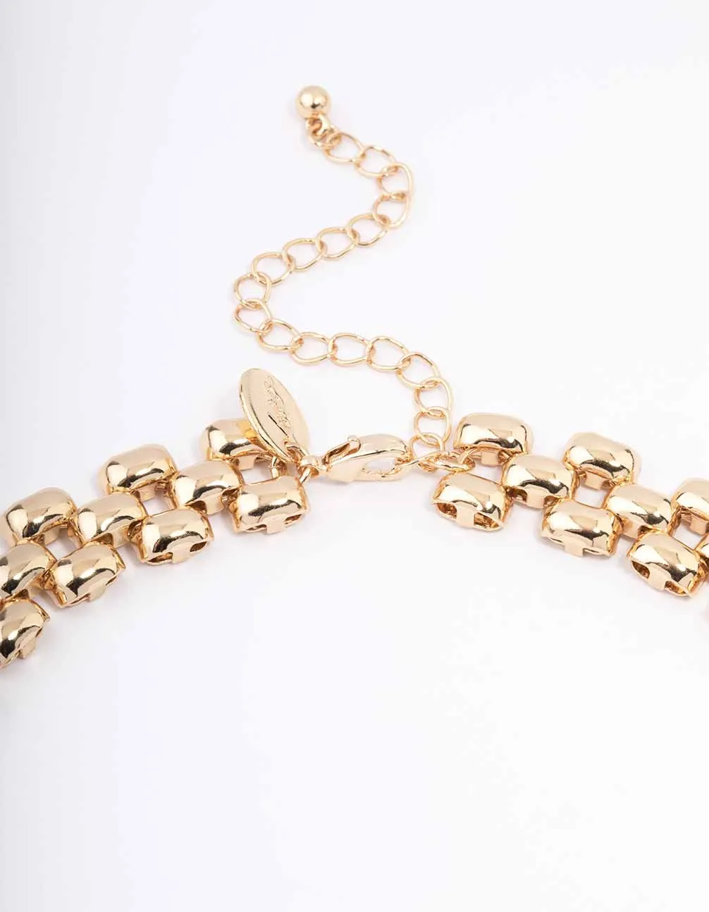 Gold Chunky Vintage Chain Necklace