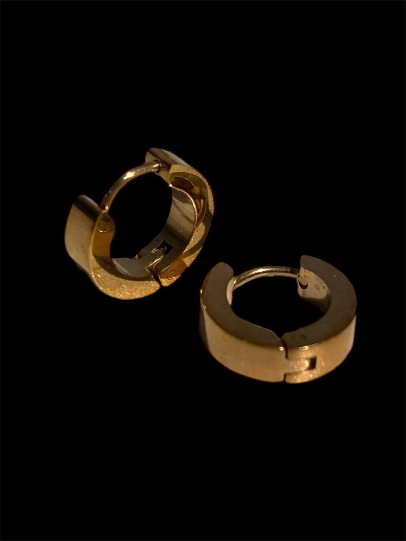 Gold Hoop Earrings for Men