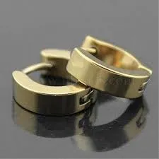 Gold Hoop Earrings for Men