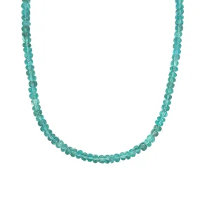 Large Light Teal Apatite Strand