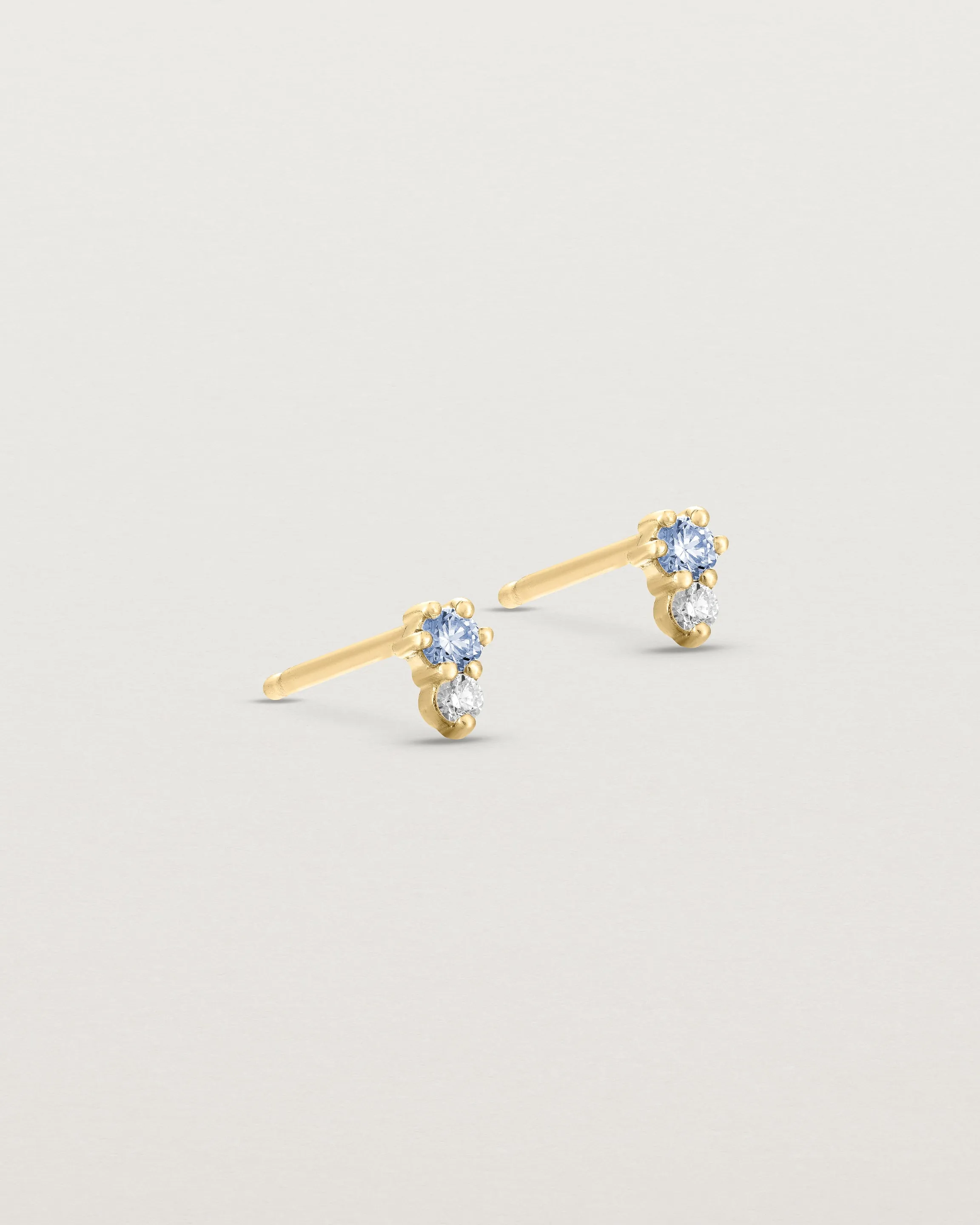 Lottie Studs | Ceylon Sapphire & Diamond