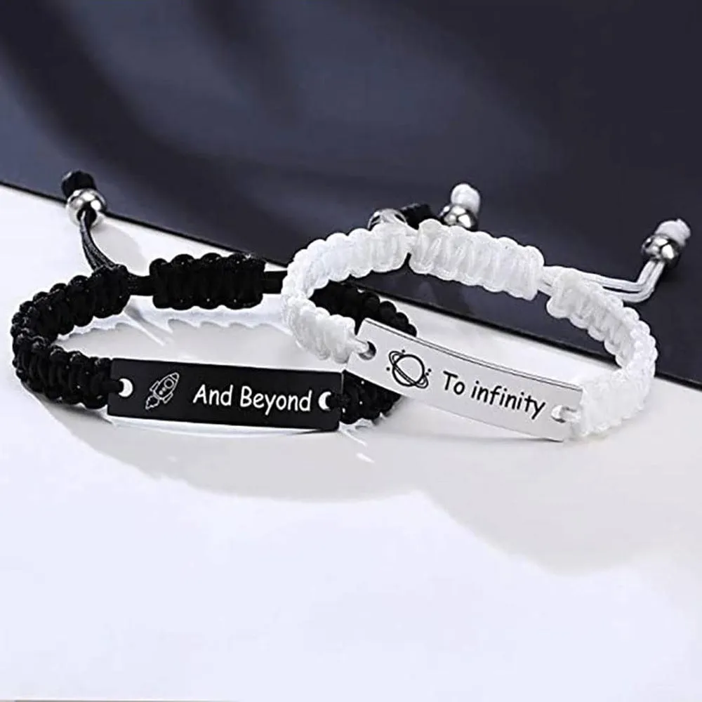 No-tarnish Medical Grade Titanium Braided Rope Shop Personalized Bracelets