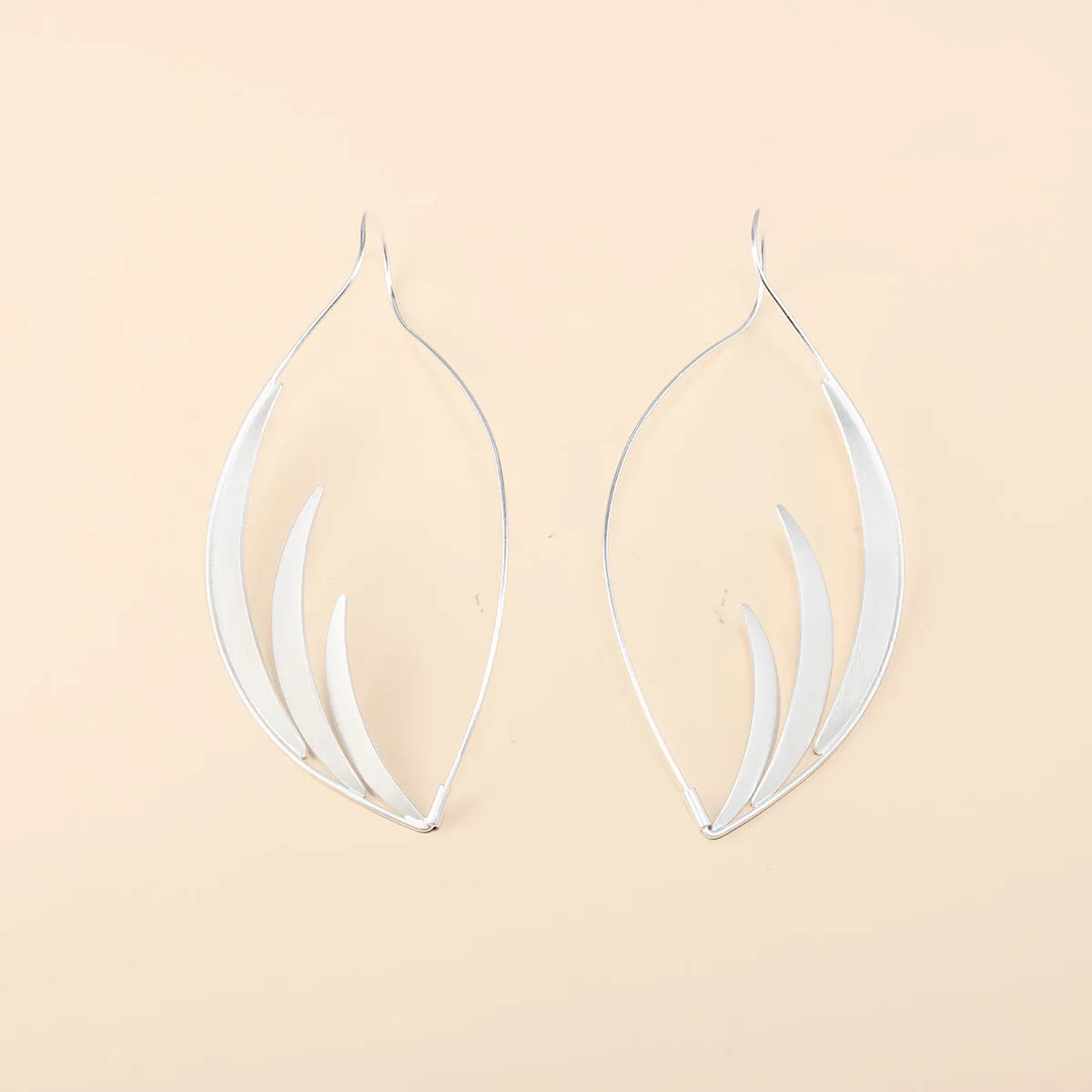 Orchid Leaf Earrings