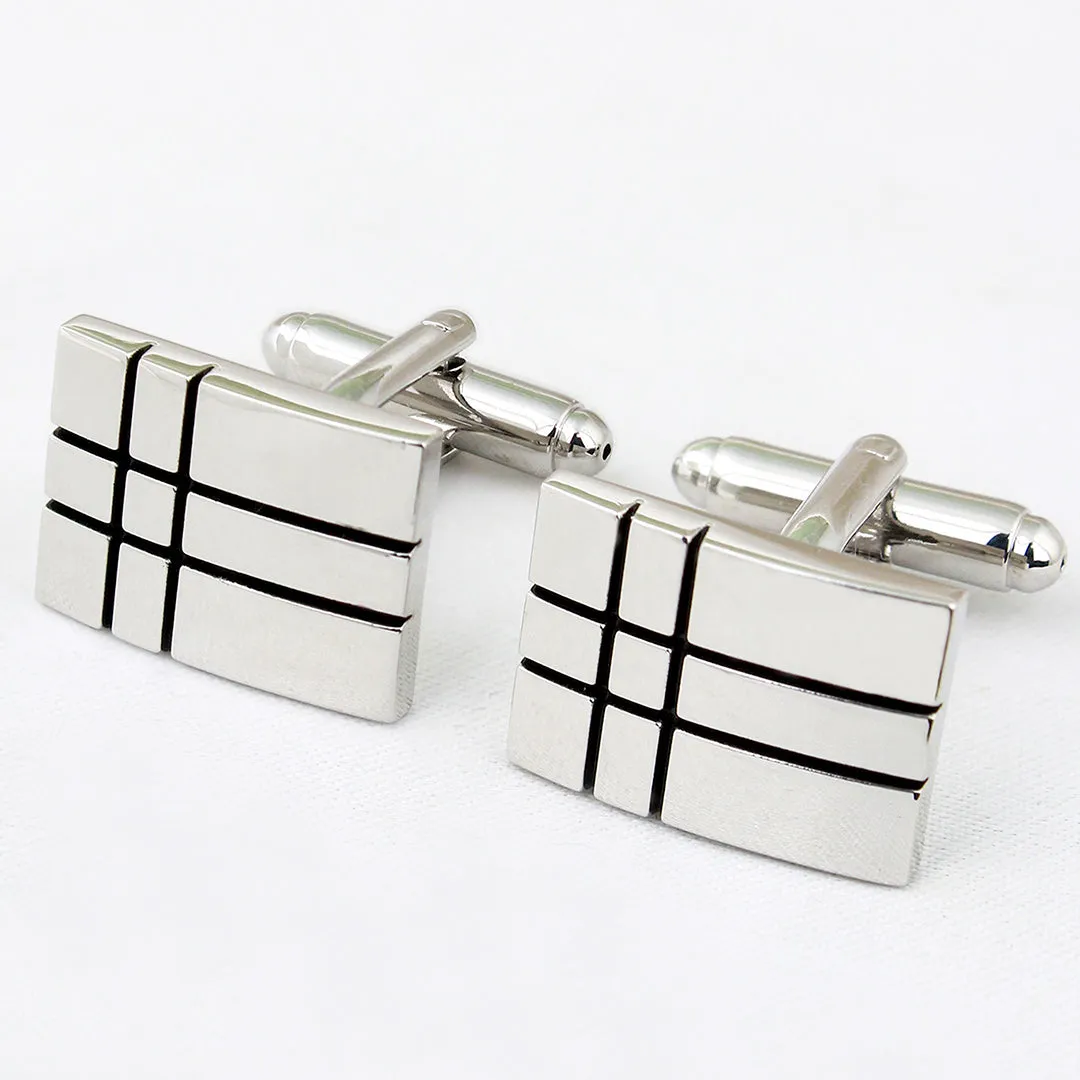 Peluche Mr.Dapper Look Sharp Cufflinks and Tie Pin Set