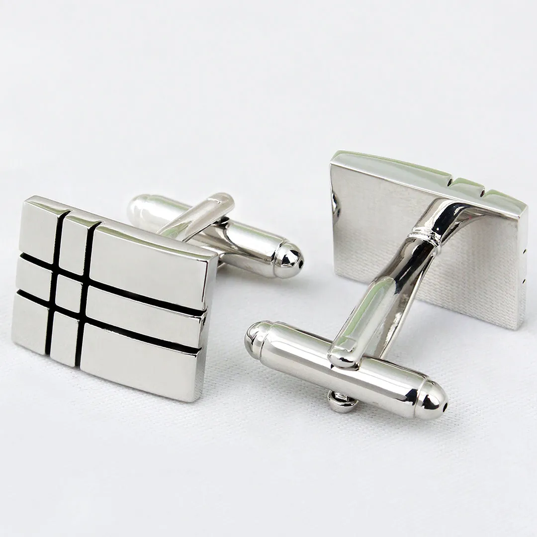 Peluche Mr.Dapper Look Sharp Cufflinks and Tie Pin Set