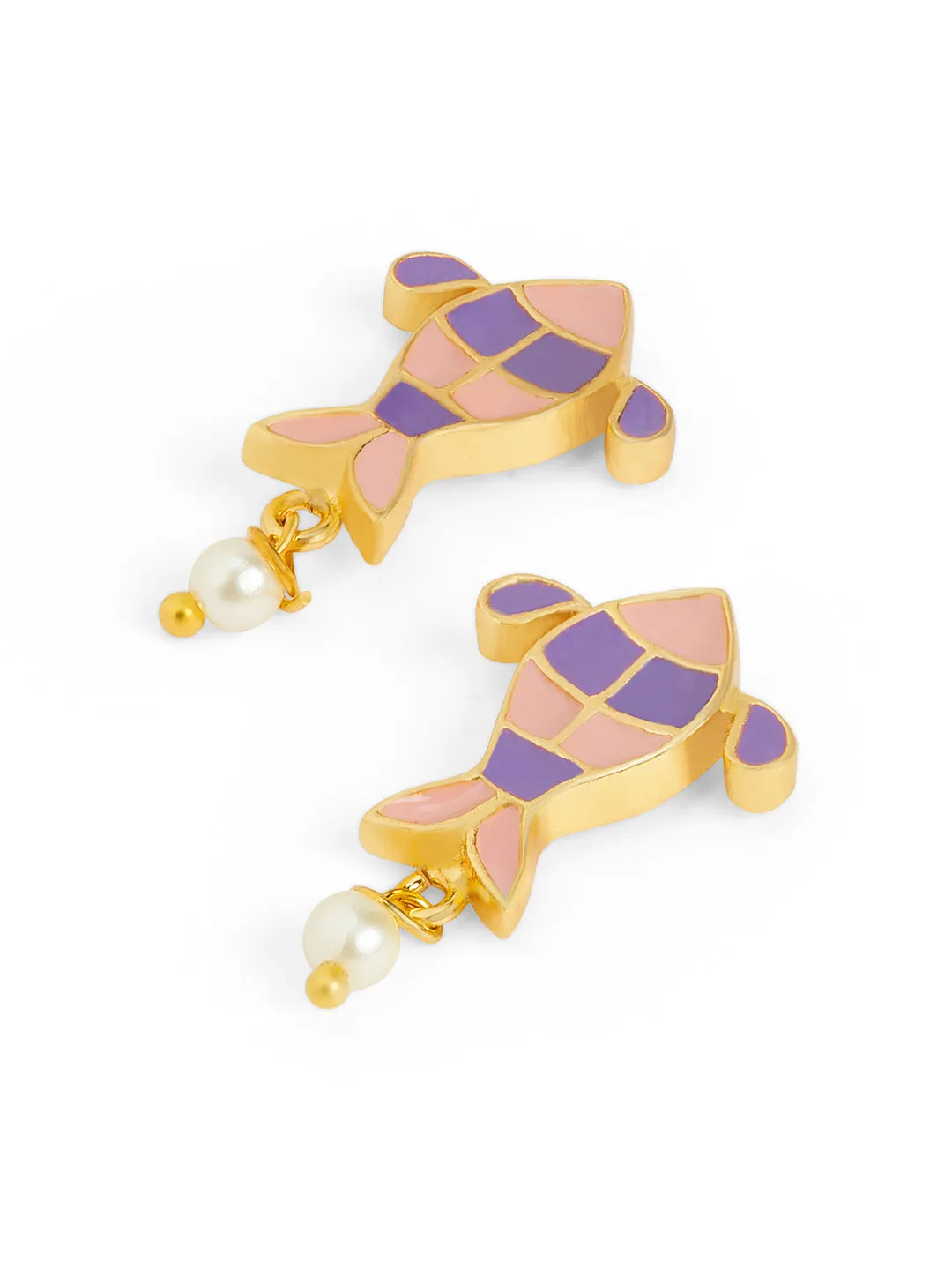 POETIC FISH STUDS