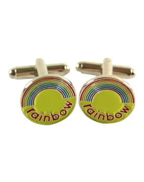 Rainbow Logo Cufflinks