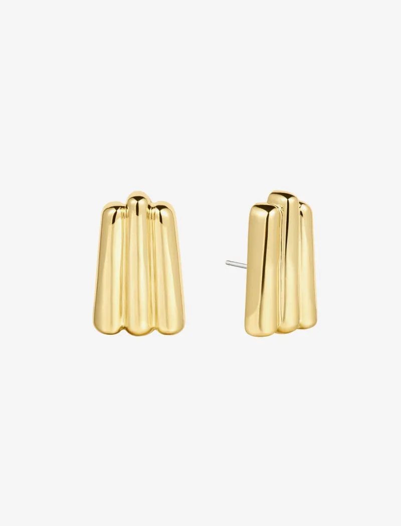 Roxanne Studs | Gold