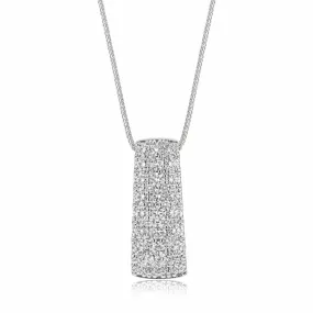 Simon-set Pendant Necklace in 18k Gold with Diamonds