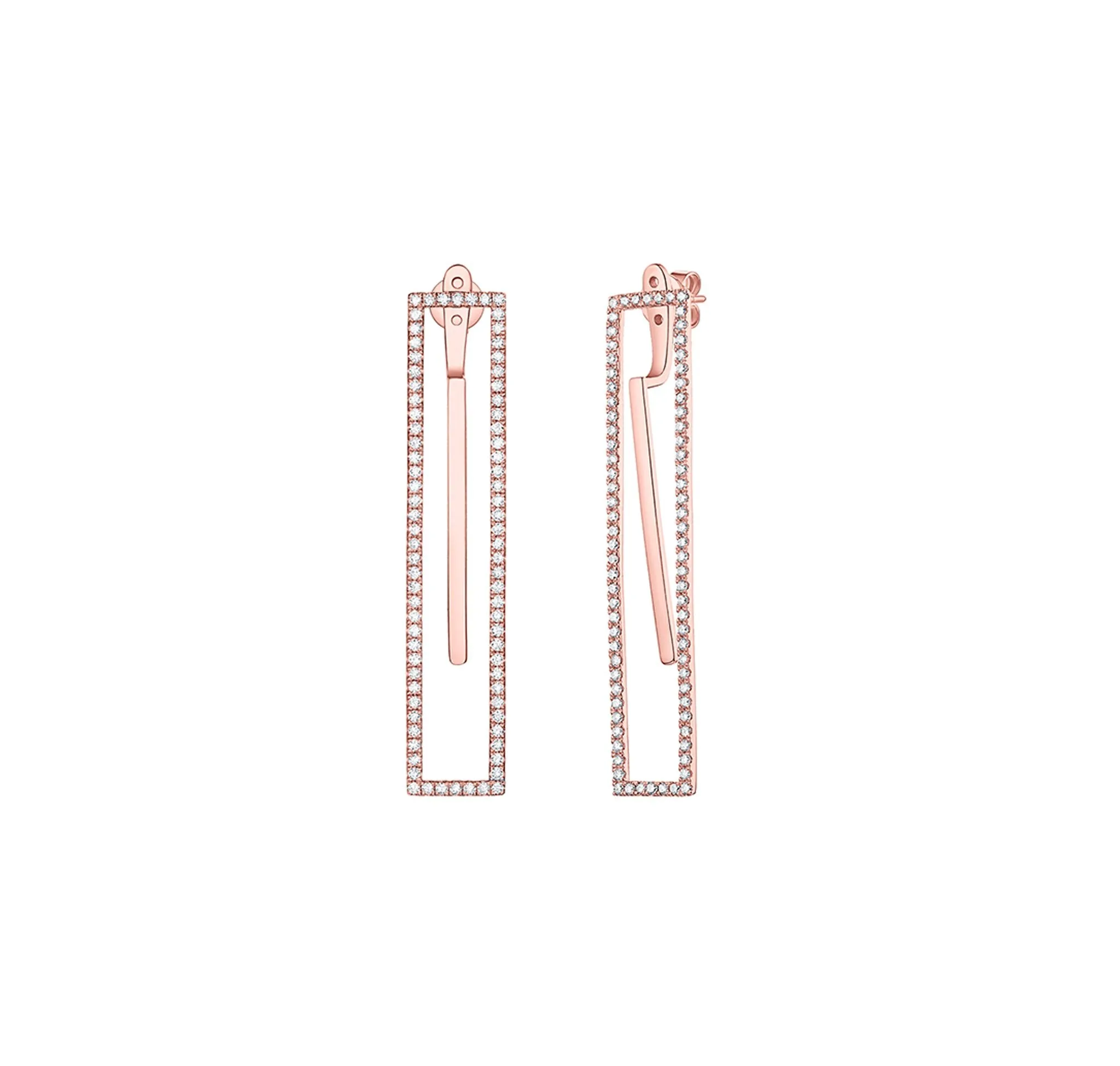 Skyline 1.38ct Bold Earrings <br> E-00380WHT