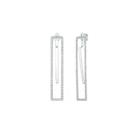 Skyline 1.38ct Bold Earrings <br> E-00380WHT