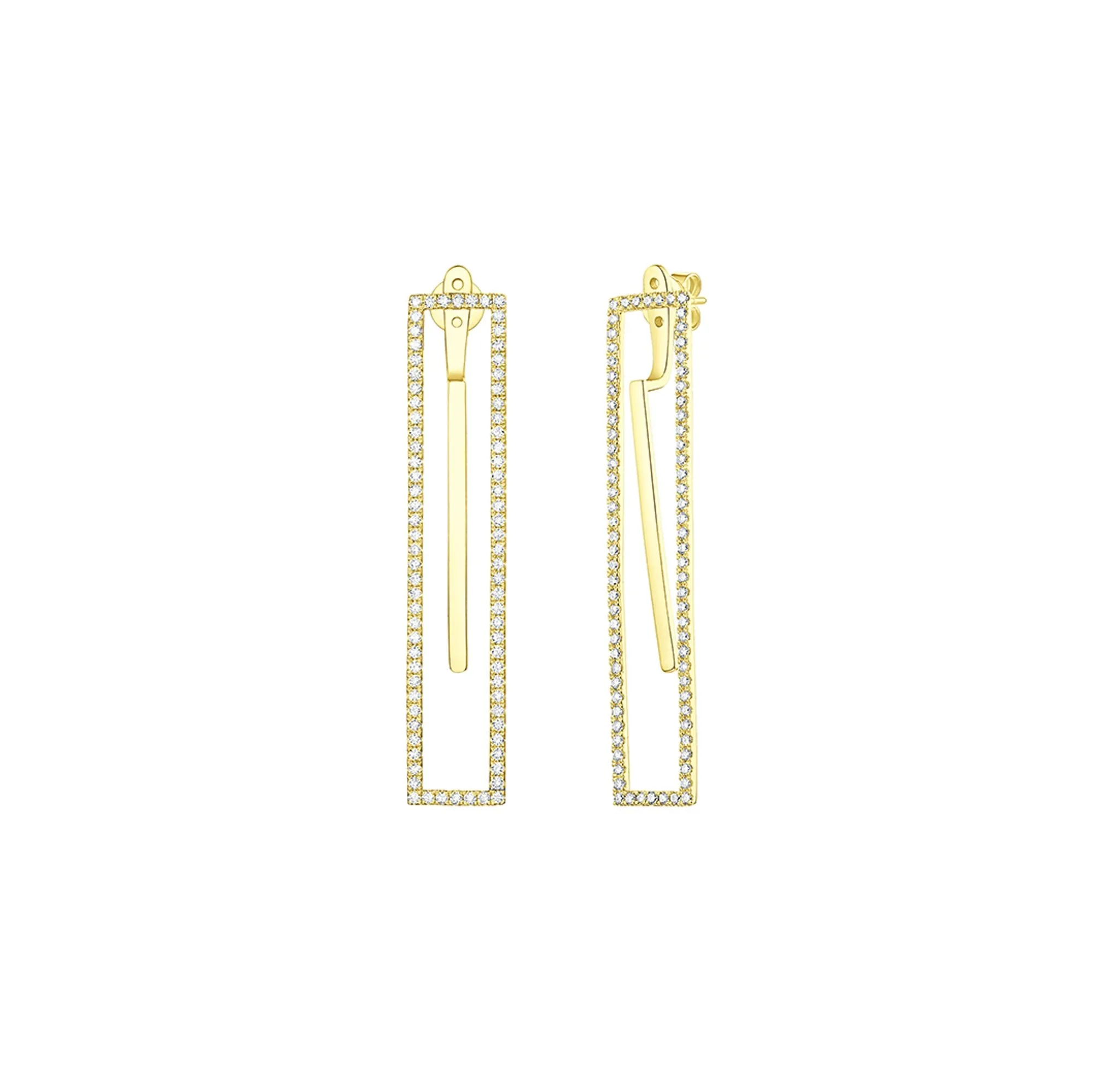 Skyline 1.38ct Bold Earrings <br> E-00380WHT