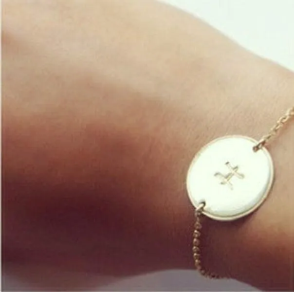 Star sign Engraved Bracelet