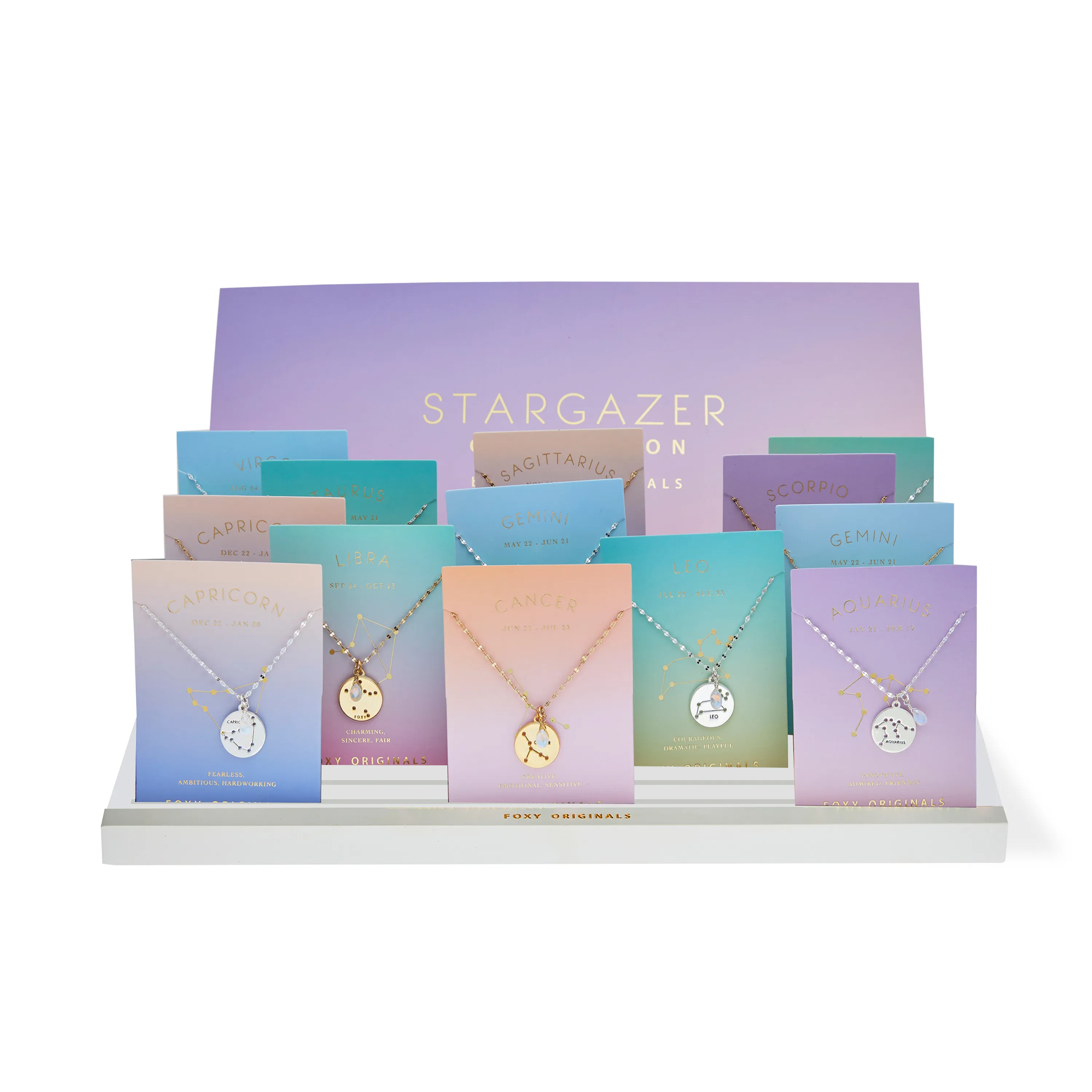 Stargazer Collection Display Pack | Astrology Necklace Set