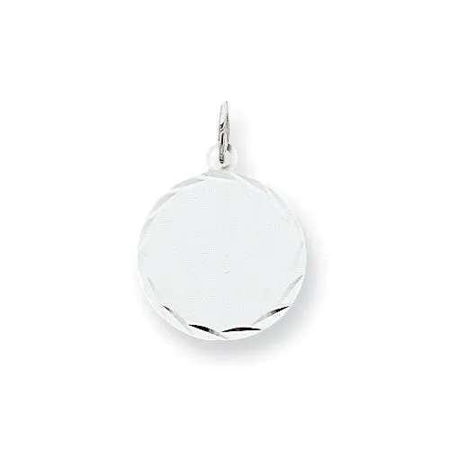 Sterling Silver Disc Charm