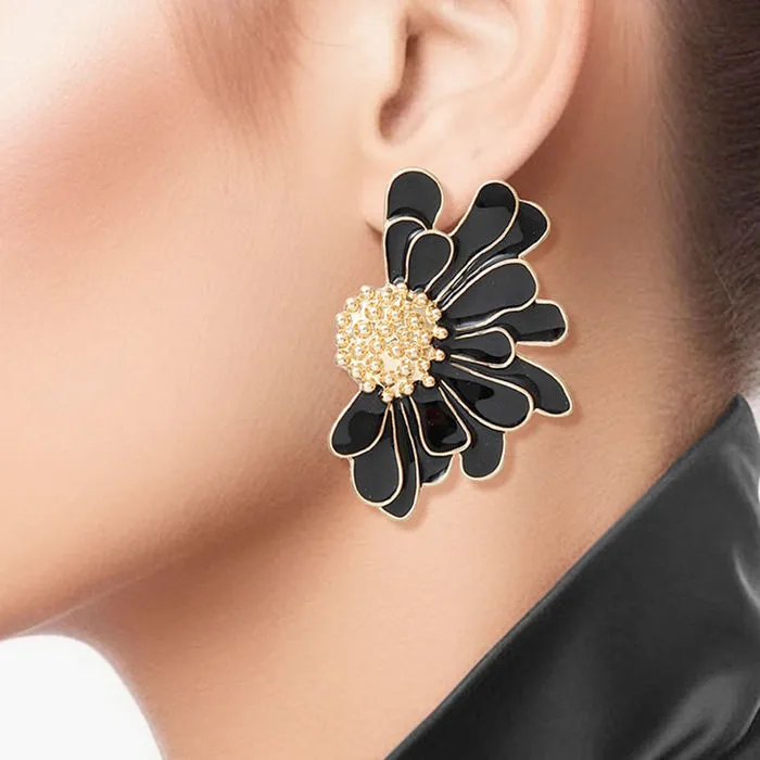 Studs Tropical Flower Earrings for Women