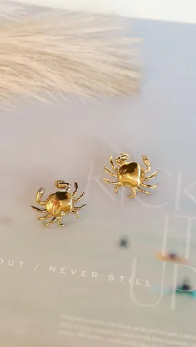 The Bold Crab Earrings