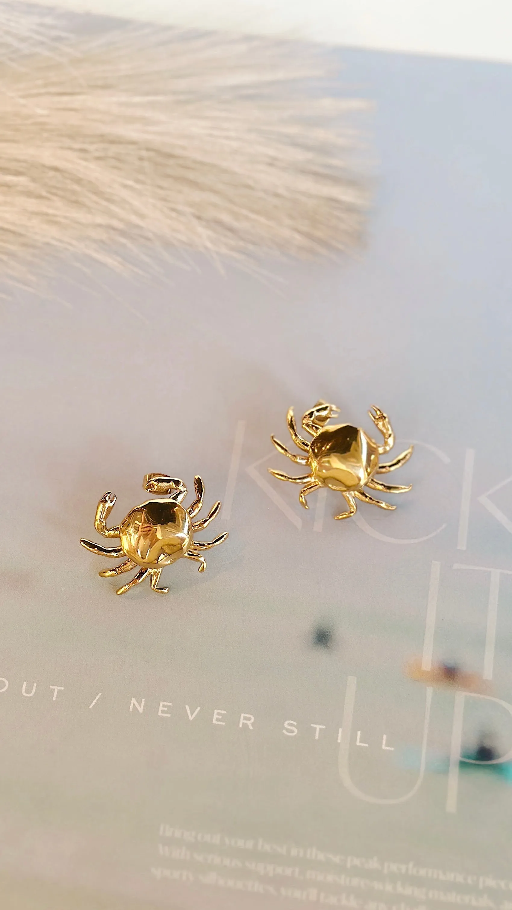 The Bold Crab Earrings