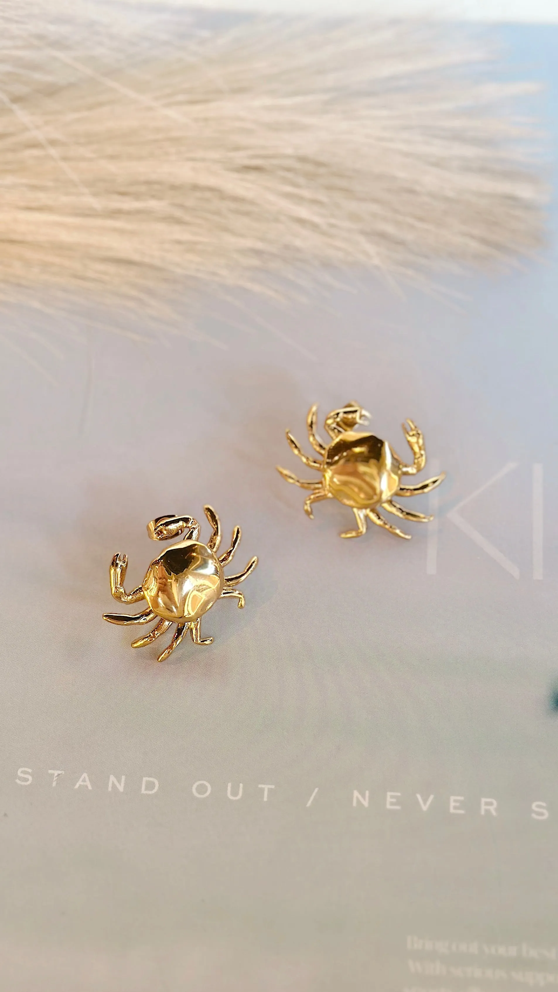 The Bold Crab Earrings